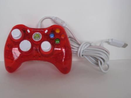 Rock Candy Wired Controller (Red) - Xbox 360 Accessory
